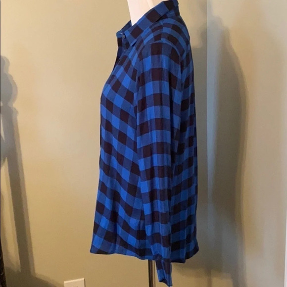 {Banana Republic} Blue/black Button down, size Sm - Picture 3 of 6